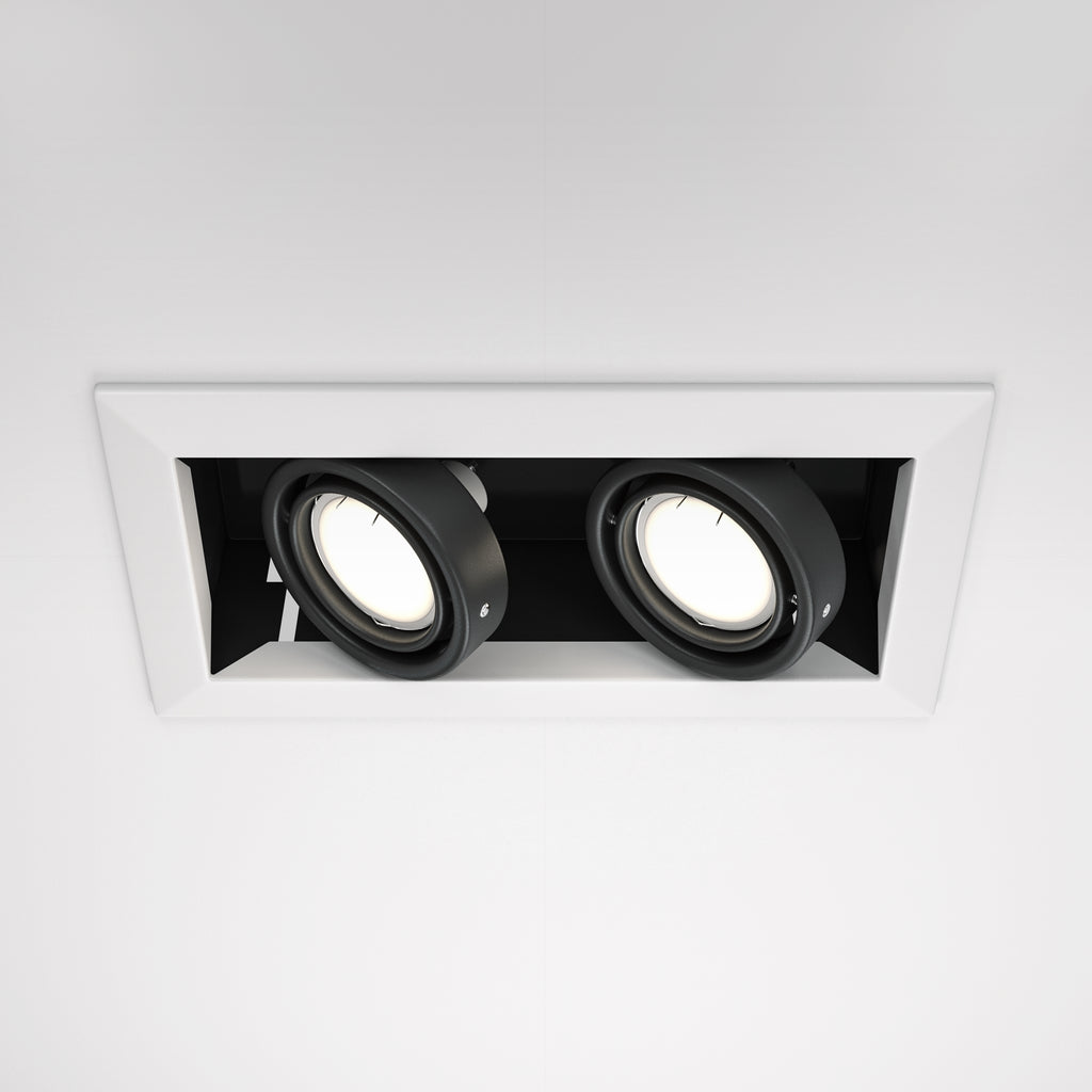 Światło punktowe Technical Metal Modern IP20 2xGU10 DL008-2-02-W | Biały