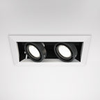 Światło punktowe Technical Metal Modern IP20 2xGU10 DL008-2-02-W | Biały