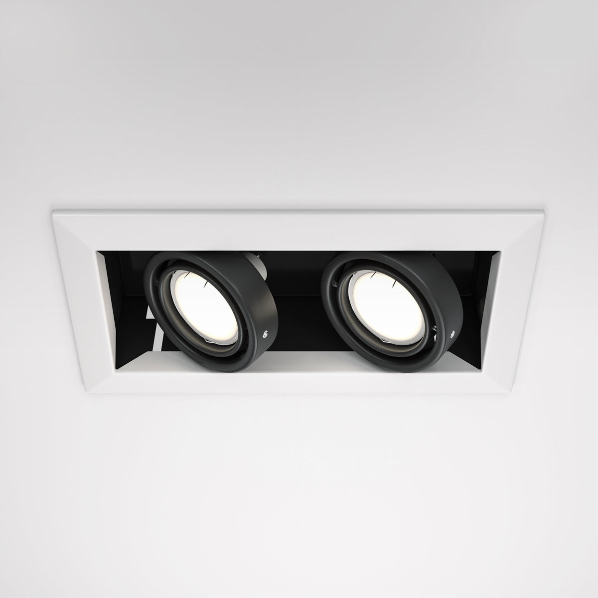 Światło punktowe Technical Metal Modern IP20 2xGU10 DL008-2-02-W | Biały