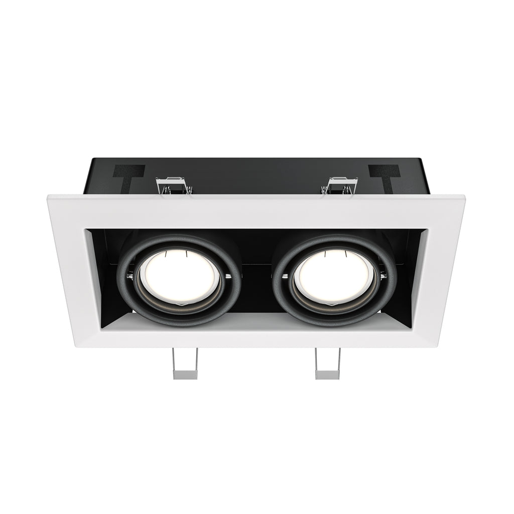 Światło punktowe Technical Metal Modern IP20 2xGU10 DL008-2-02-W | Biały