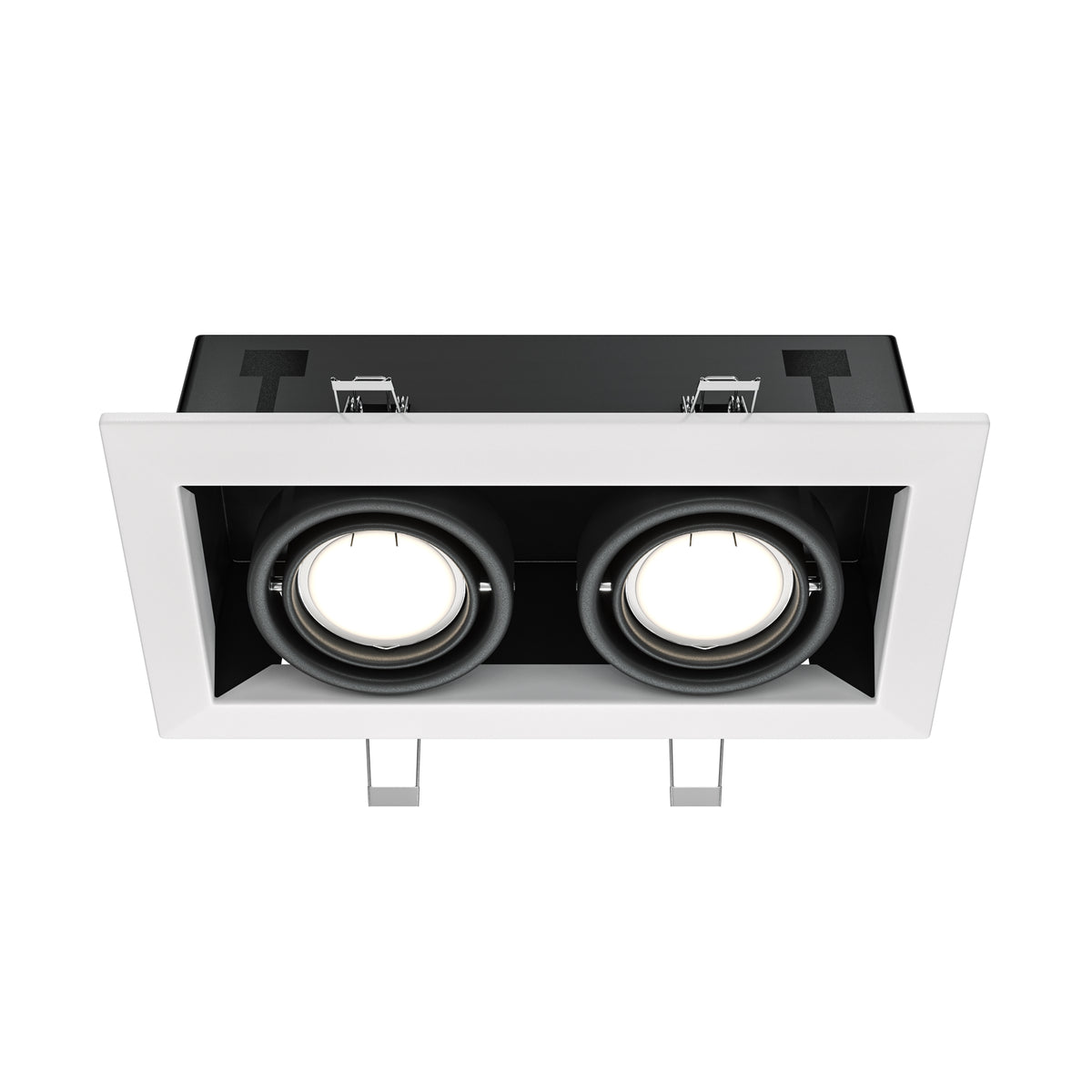 Światło punktowe Technical Metal Modern IP20 2xGU10 DL008-2-02-W | Biały
