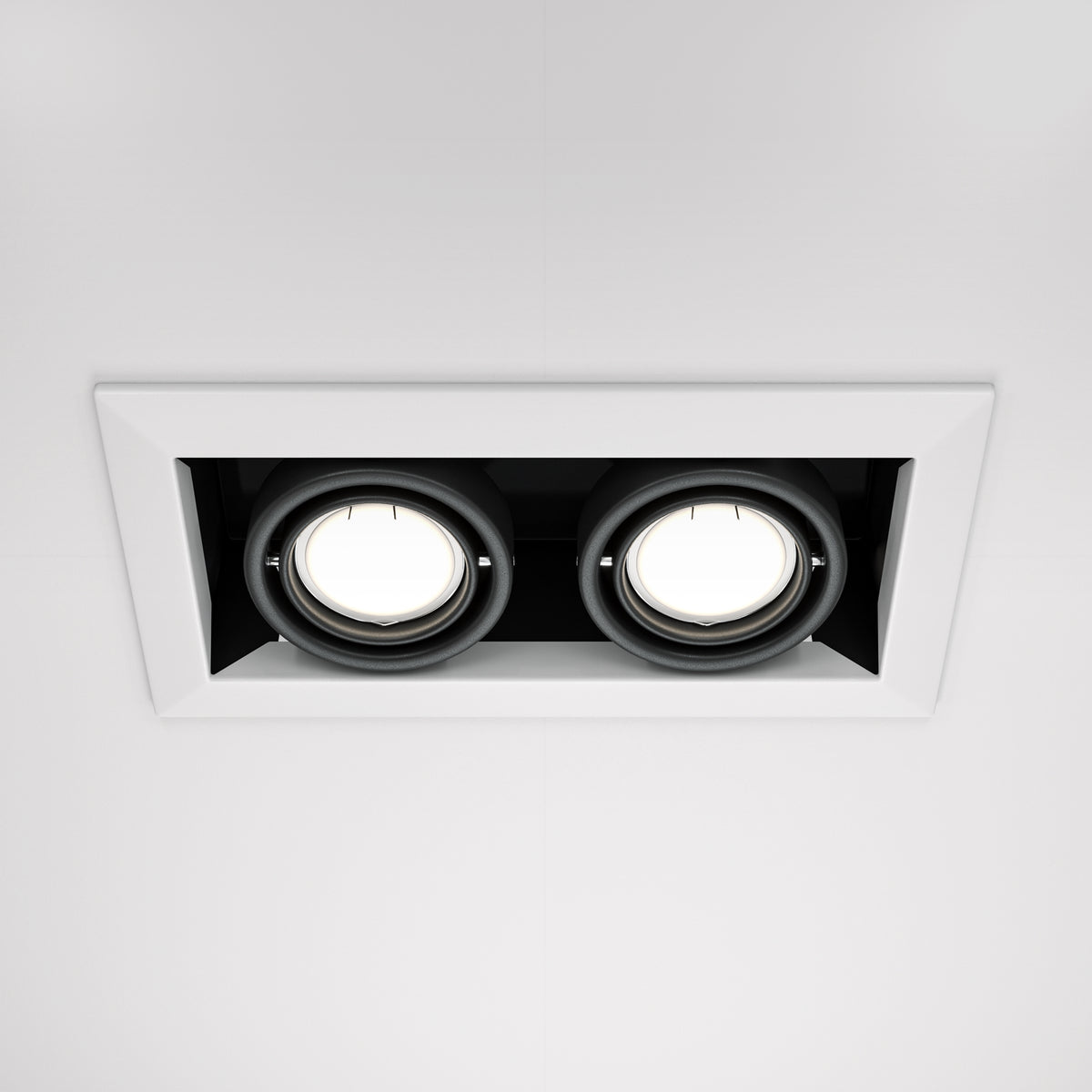 Światło punktowe Technical Metal Modern IP20 2xGU10 DL008-2-02-W | Biały
