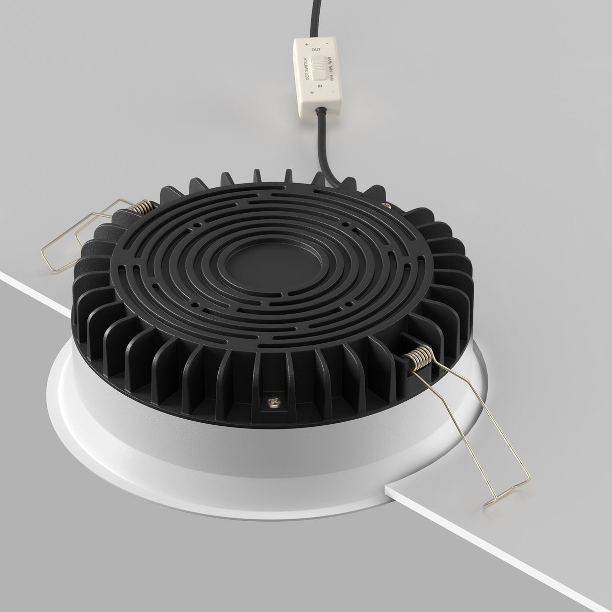 Światło punktowe Technical Okno IP44 x DL055-18W3-4-6K-W | Biały