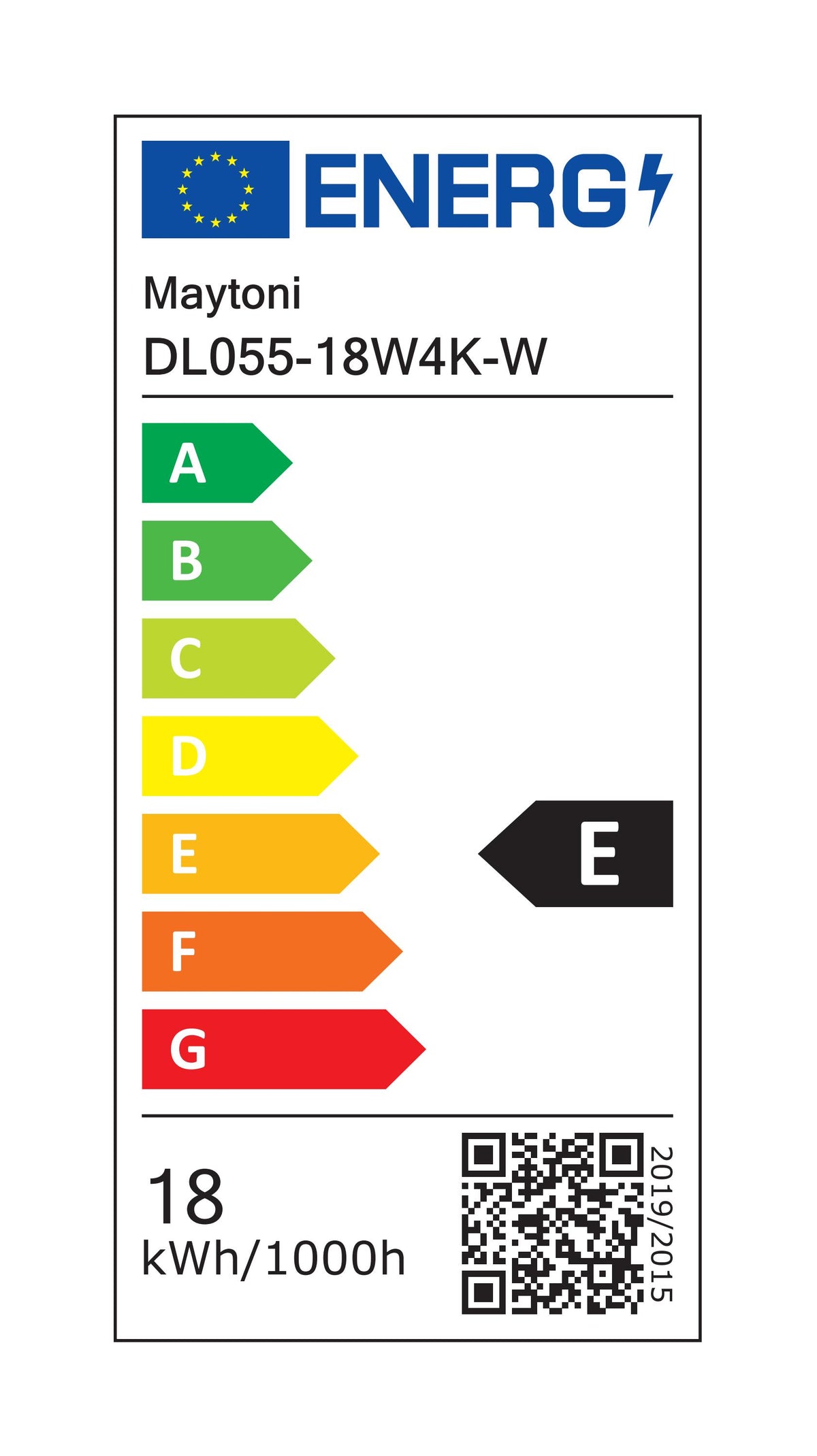 Światło punktowe Technical Okno IP44 x DL055-18W4K-W | Biały