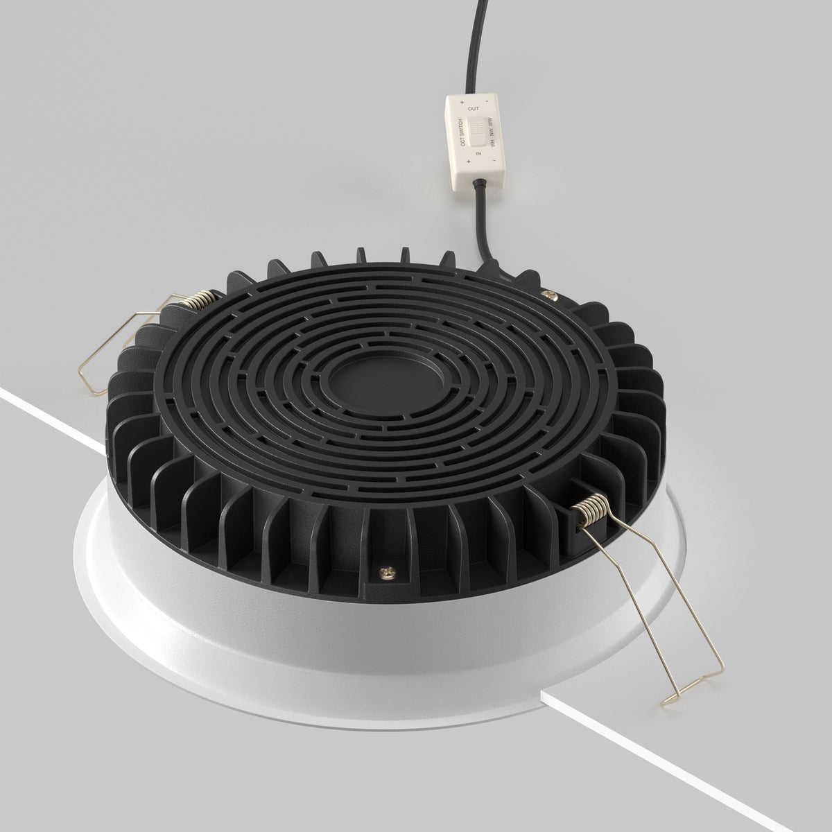 Światło punktowe Technical Okno IP44 x DL055-24W3-4-6K-W | Biały