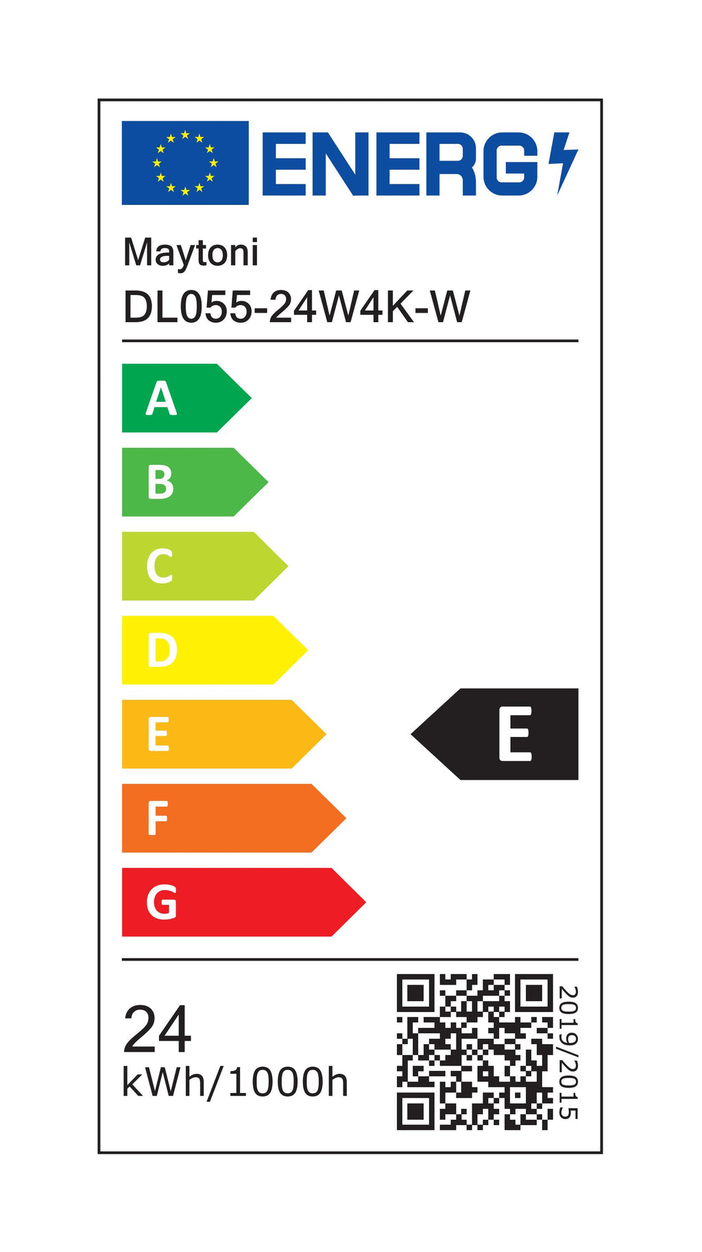 Światło punktowe Technical Okno IP44 x DL055-24W4K-W | Biały