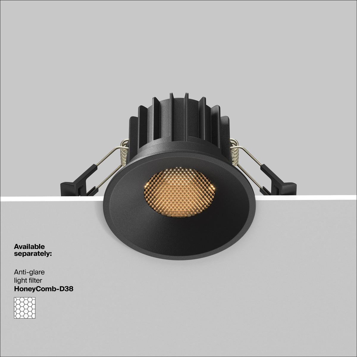 Światło punktowe Technical Round IP20 x DL058-12W3K-B | Czarny