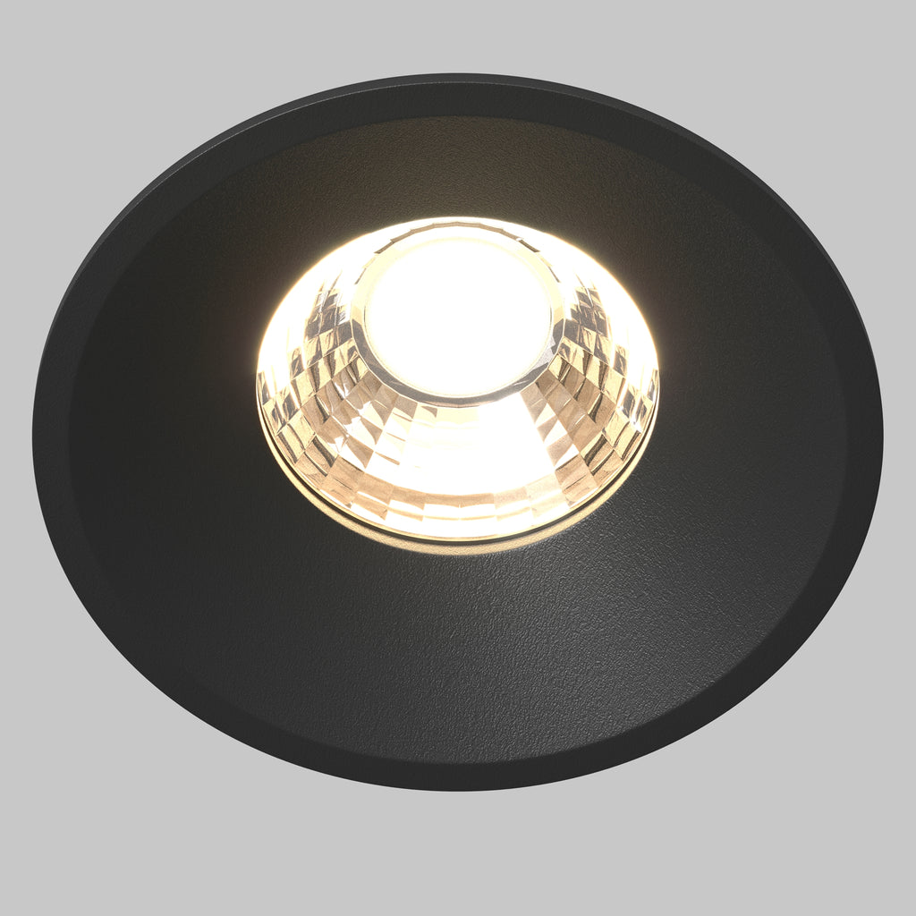 Światło punktowe Technical Round IP20 x DL058-12W3K-B | Czarny
