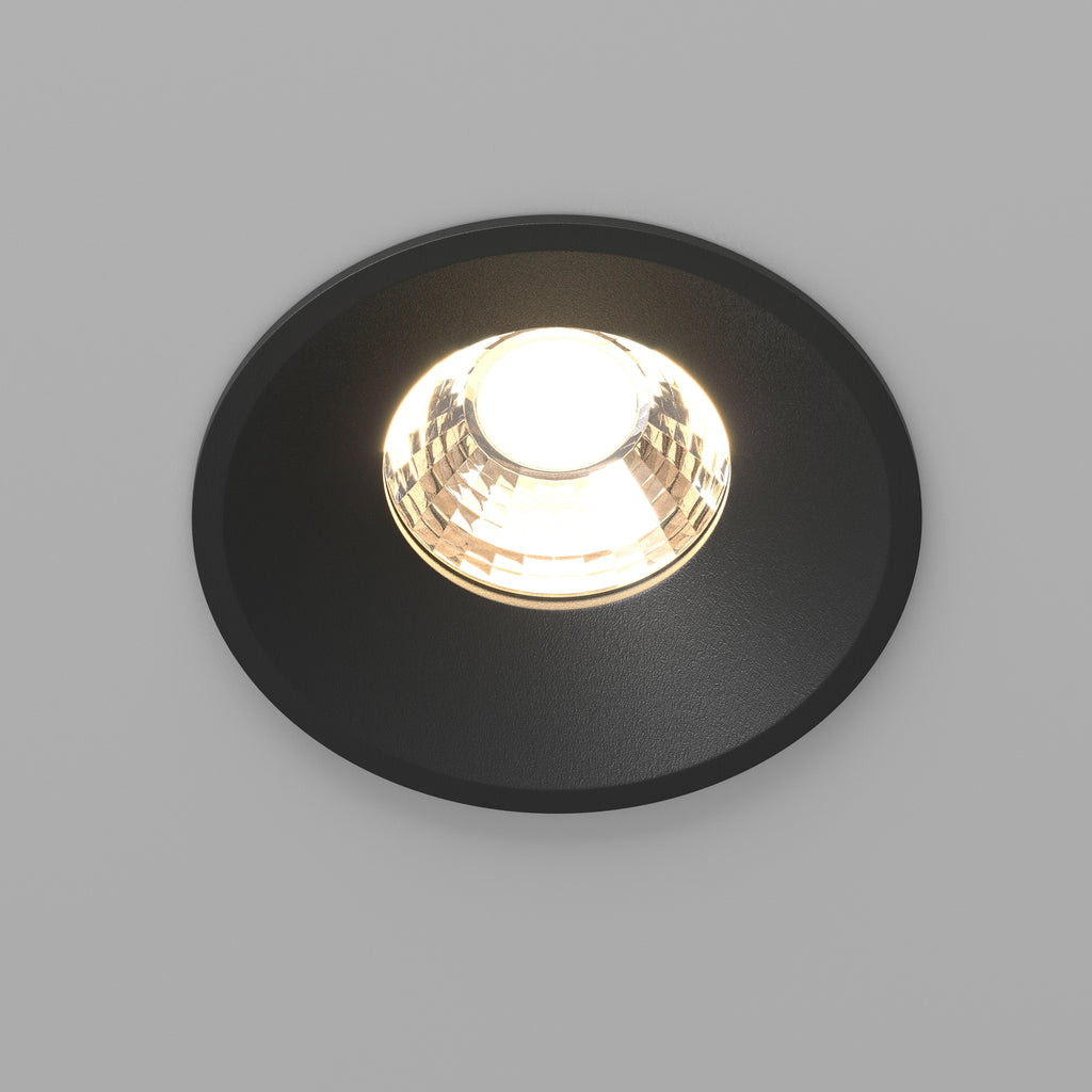 Światło punktowe Technical Round IP20 x DL058-12W3K-B | Czarny