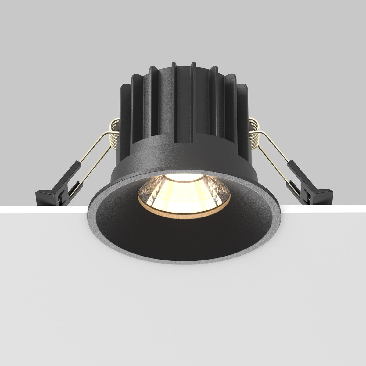 Światło punktowe Technical Round IP20 x DL058-12W3K-B | Czarny