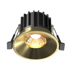 Światło punktowe Technical Round IP20 x DL058-12W3K-BS | Mosiądz
