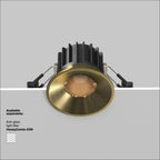 Światło punktowe Technical Round IP20 x DL058-12W3K-BS | Mosiądz