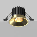 Światło punktowe Technical Round IP20 x DL058-12W3K-BS | Mosiądz