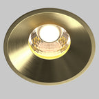 Światło punktowe Technical Round IP20 x DL058-12W3K-BS | Mosiądz