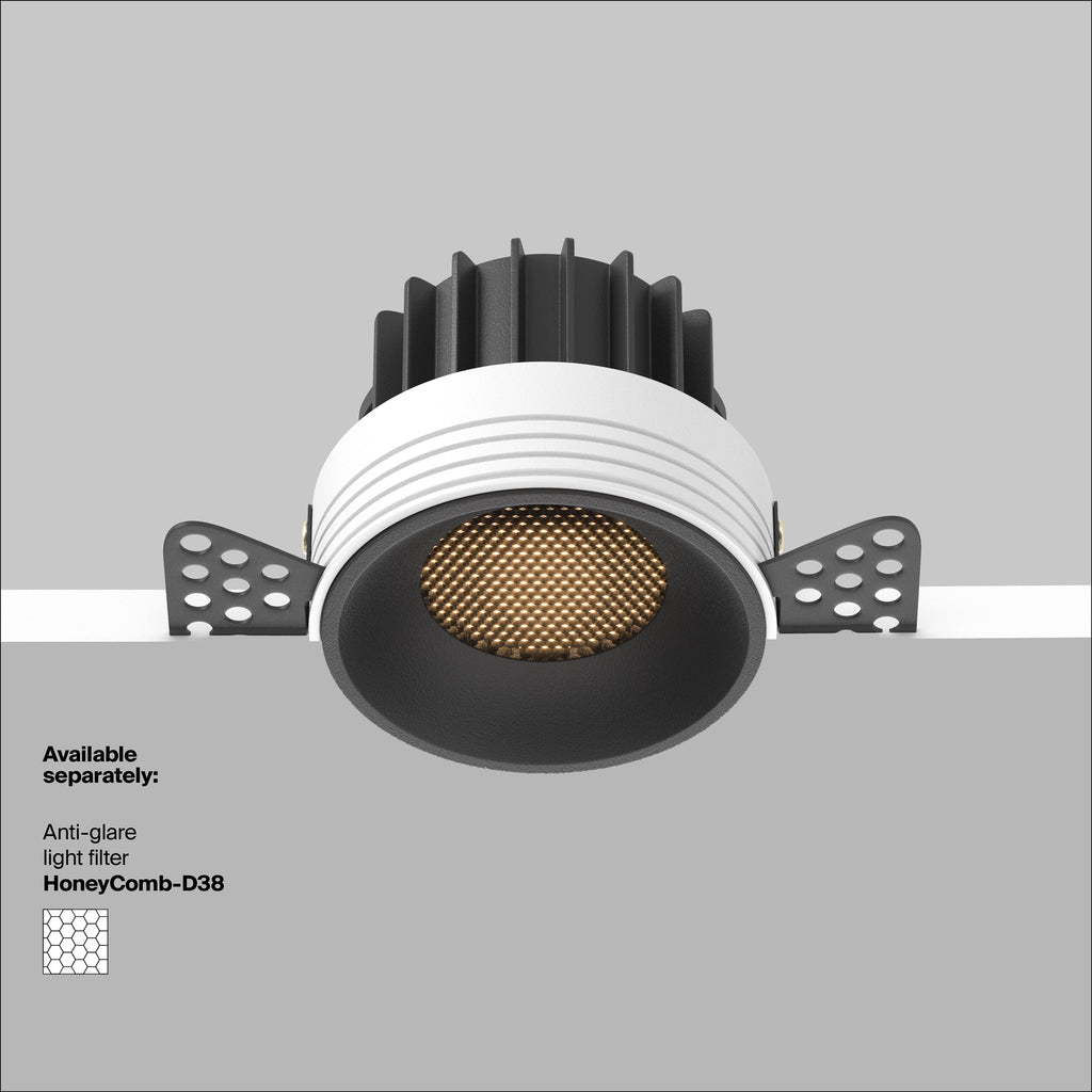 Światło punktowe Technical Round IP20 x DL058-12W3K-TRS-B | Czarny