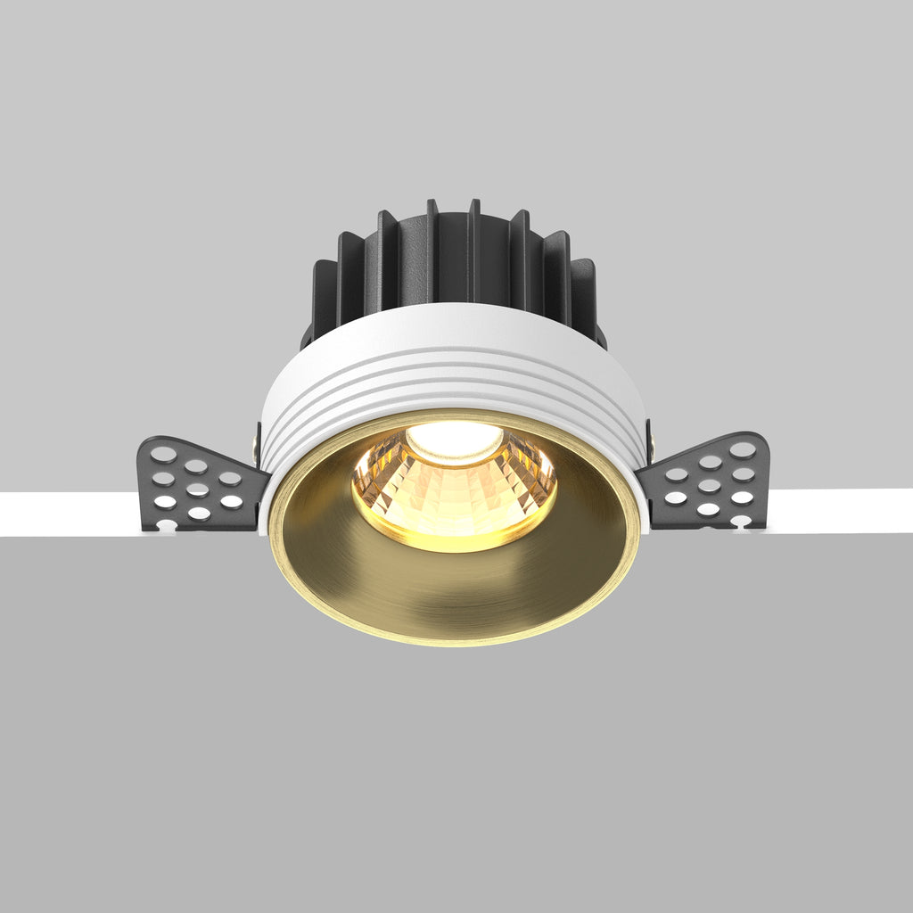 Światło punktowe Technical Round IP20 x DL058-12W3K-TRS-BS | Mosiądz
