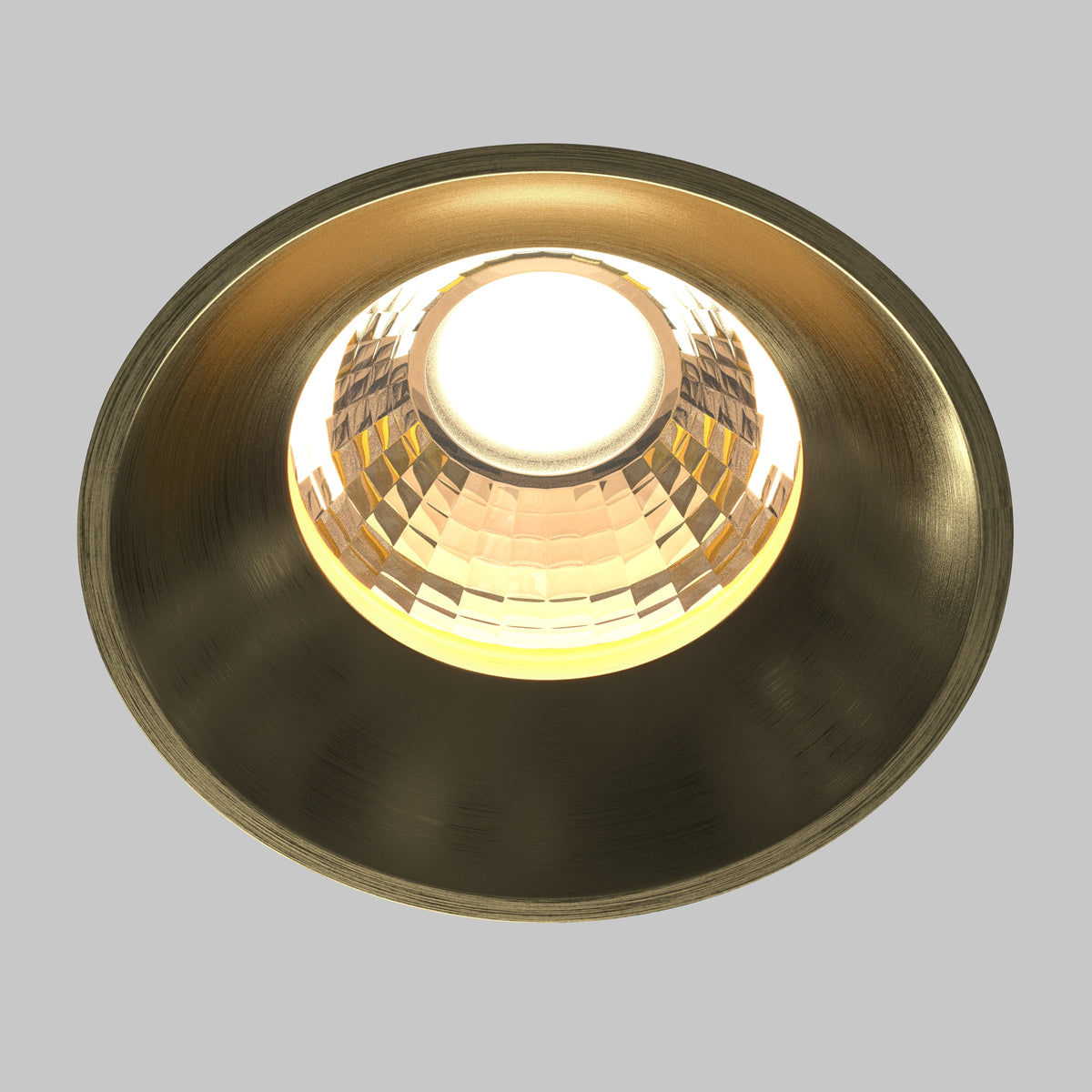 Światło punktowe Technical Round IP20 x DL058-12W3K-TRS-BS | Mosiądz