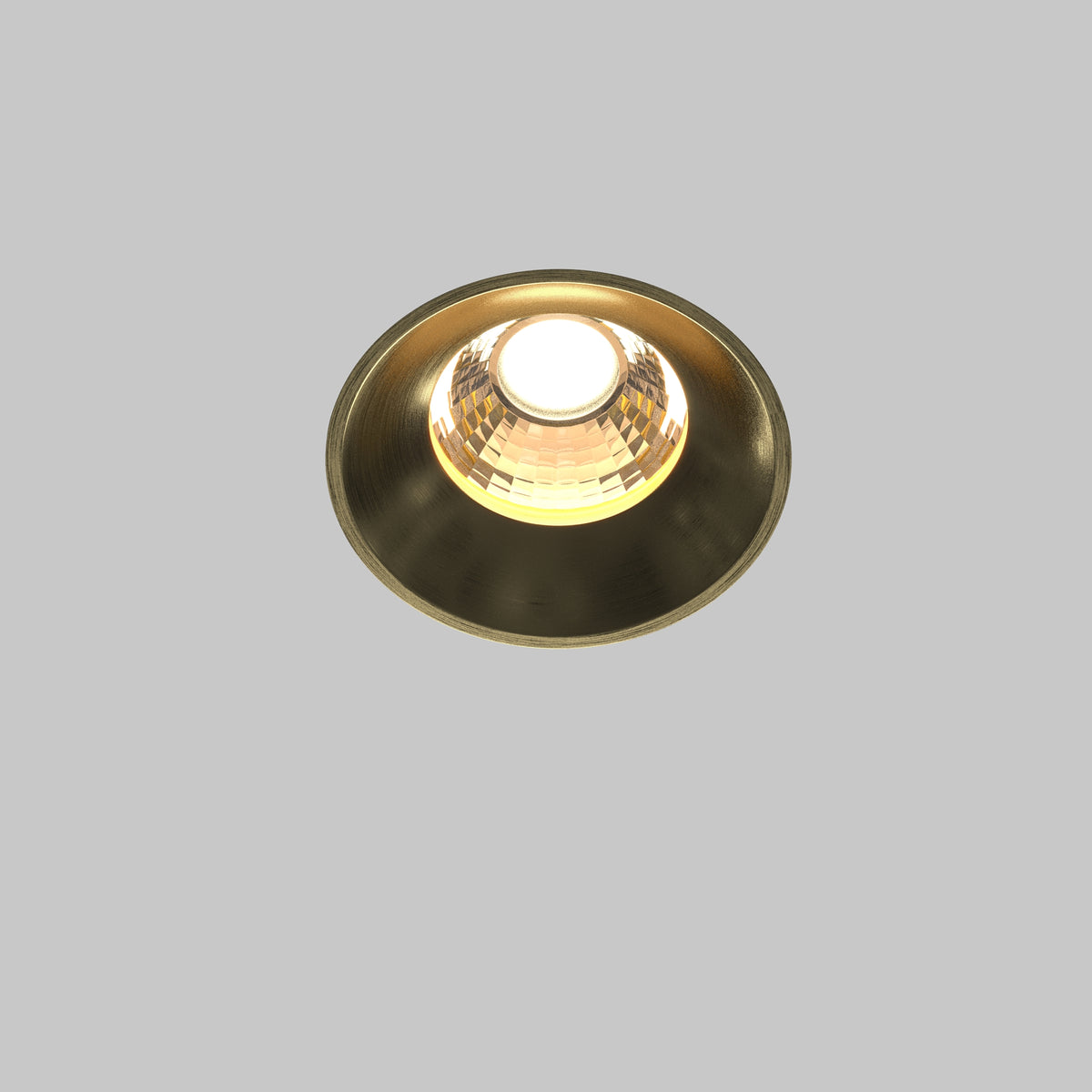 Światło punktowe Technical Round IP20 x DL058-12W3K-TRS-BS | Mosiądz