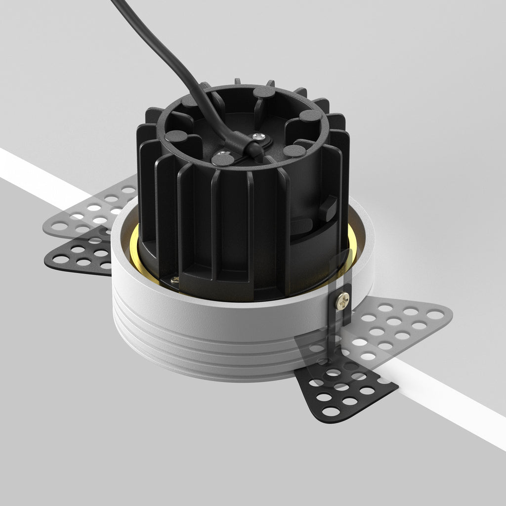 Światło punktowe Technical Round IP20 x DL058-12W3K-TRS-BS | Mosiądz