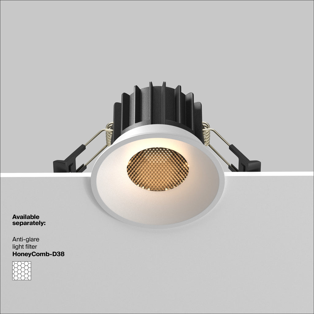 Światło punktowe Technical Round IP20 x DL058-12W3K-W | Biały