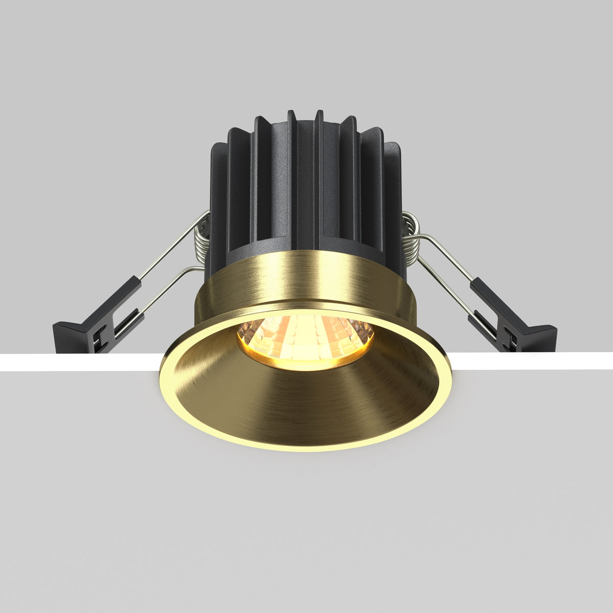 Światło punktowe Technical Round IP20 x DL058-7W3K-BS | Mosiądz