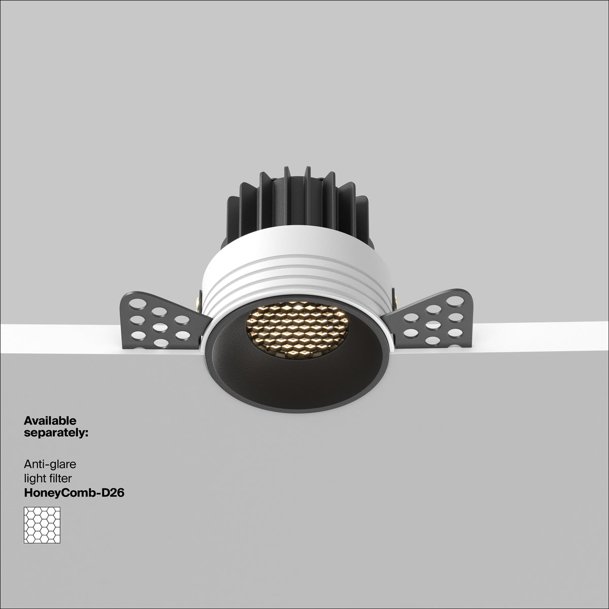 Światło punktowe Technical Round IP20 x DL058-7W3K-TRS-B | Czarny