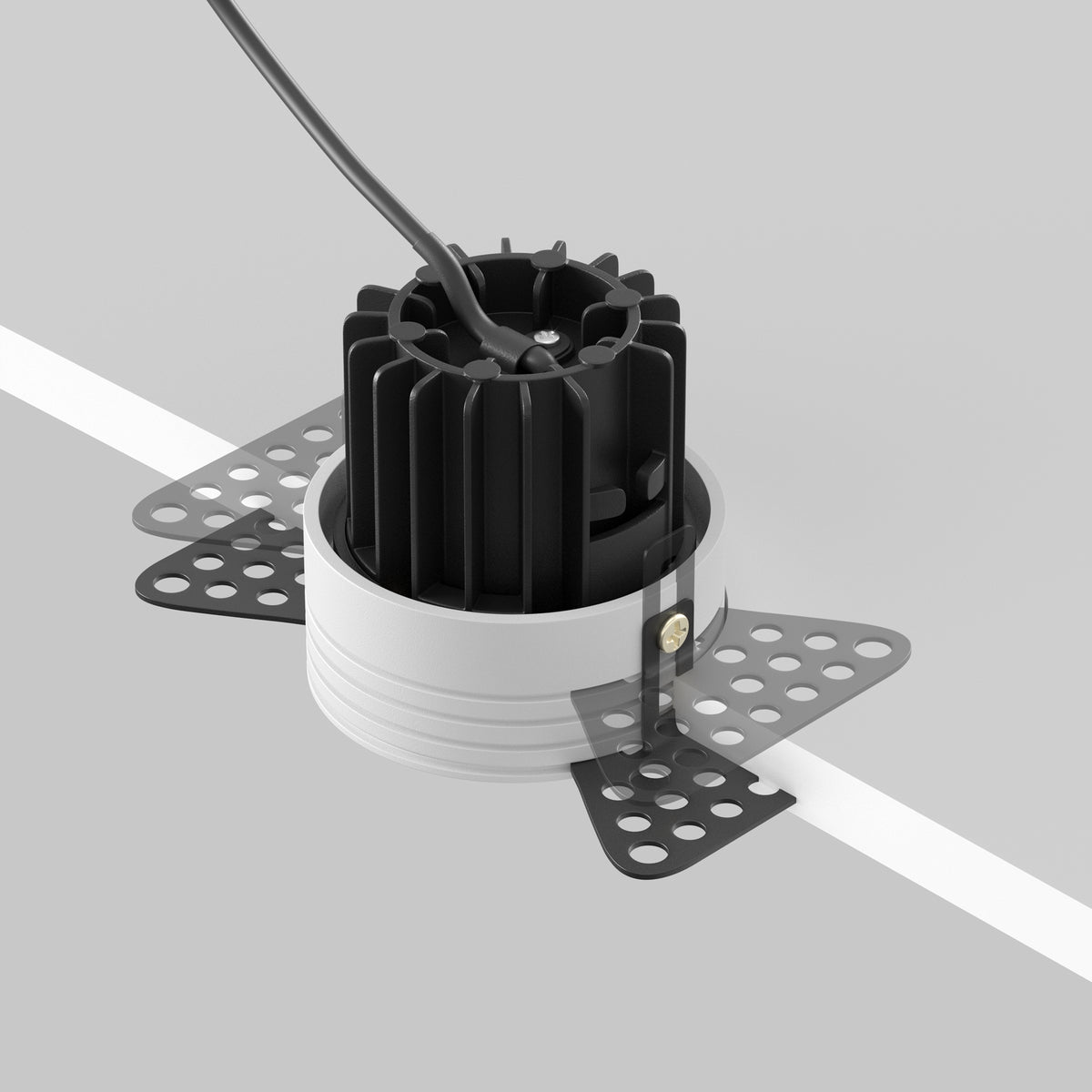 Światło punktowe Technical Round IP20 x DL058-7W3K-TRS-B | Czarny