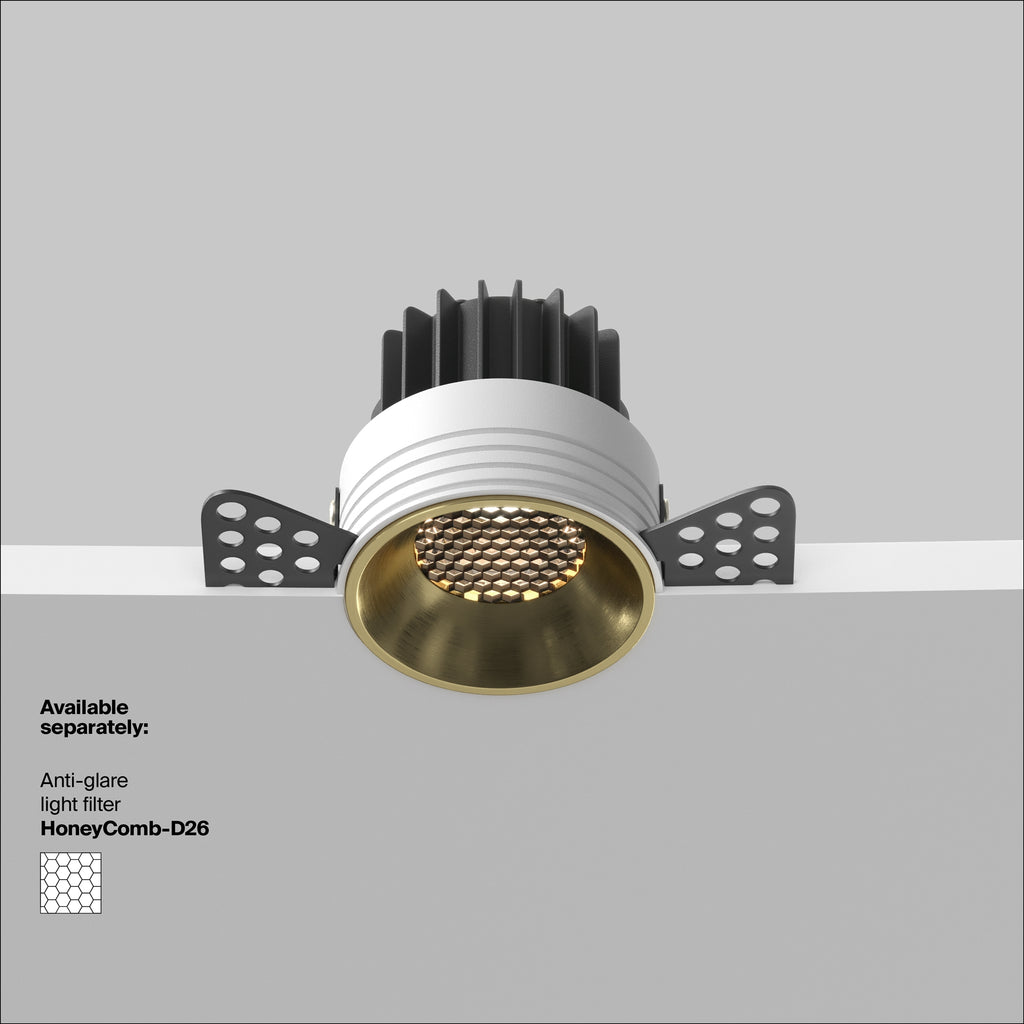 Światło punktowe Technical Round IP20 x DL058-7W3K-TRS-BS | Mosiądz