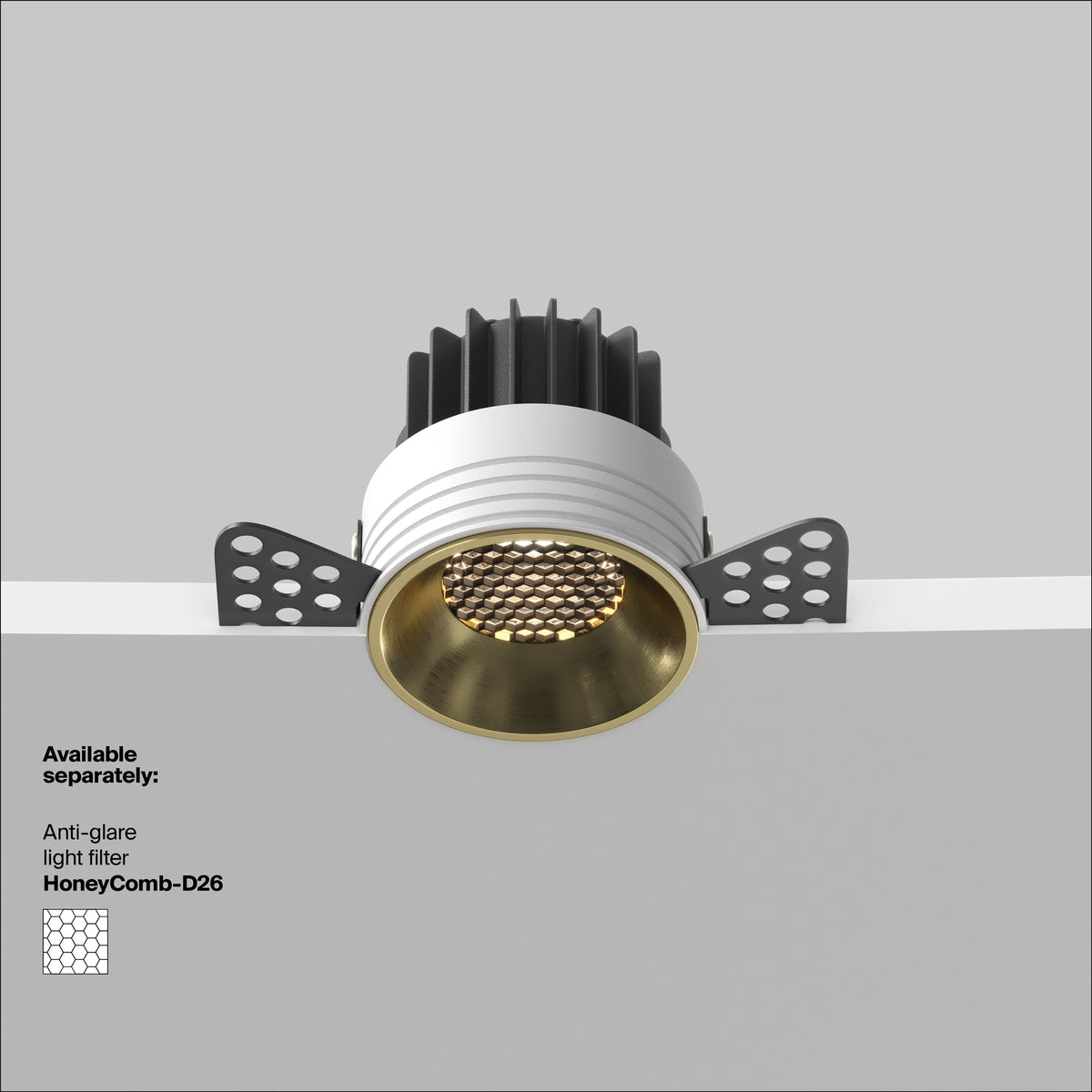 Światło punktowe Technical Round IP20 x DL058-7W3K-TRS-BS | Mosiądz