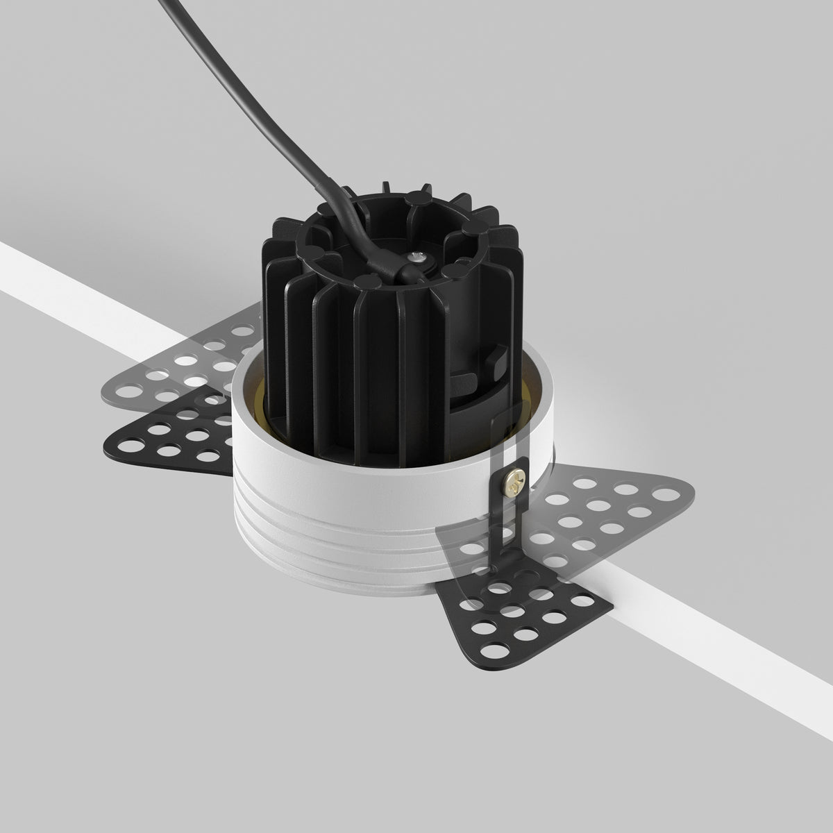 Światło punktowe Technical Round IP20 x DL058-7W3K-TRS-BS | Mosiądz
