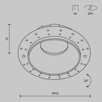 Światło punktowe Technical Share IP20 1xGU10 DL051-U-2WMG | Biały