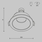 Światło punktowe Technical Share IP20 1xGU10 DL053-01W | Biały