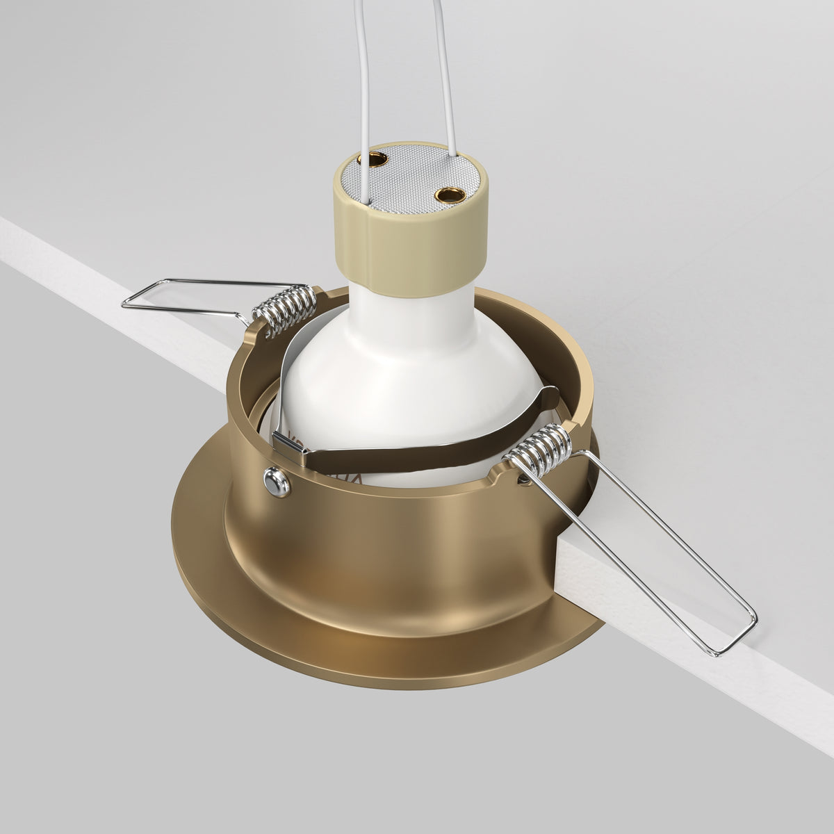 Światło punktowe Technical Slim IP20 1xGU10 DL027-2-01-MG | Matowe złoto