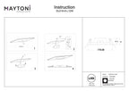 Światło punktowe Technical Stockton IP44 x DL016-6-L12W | Biały
