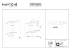 Światło punktowe Technical Stockton IP44 x DL017-6-L18W3-4-6K | Biały