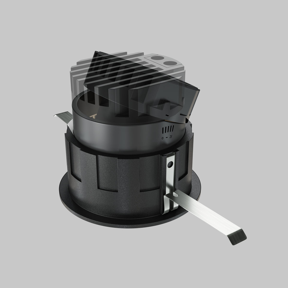 Światło punktowe Technical Wise IP20 x DL057-10W3K-B | Czarny