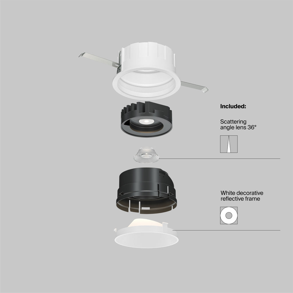 Światło punktowe Technical Wise IP20 x DL057-10W3K-W | Biały