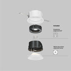 Światło punktowe Technical Wise IP20 x DL057-10W3K-W | Biały