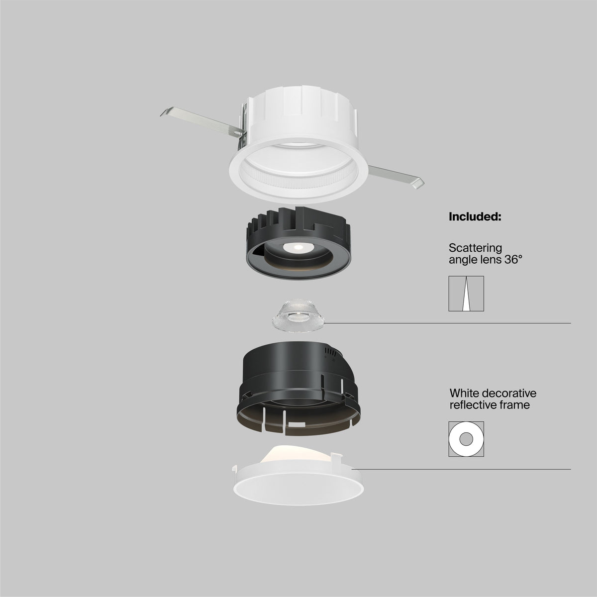 Światło punktowe Technical Wise IP20 x DL057-10W3K-W | Biały