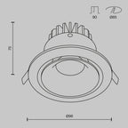 Światło punktowe Technical Yin IP20 x DL031-L12W3K-D-B | Czarny