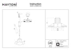 Światło punktowe Technical Yin IP20 x DL031-L12W4K-D-B | Czarny