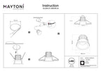 Światło punktowe Technical Zoom IP65 x DL034-01-06W3K-B | Czarny