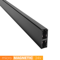 Szyna Magnetyczna wisząca dwustronna UN5-H Micro Magnetic 200cm czarna | DML1555
