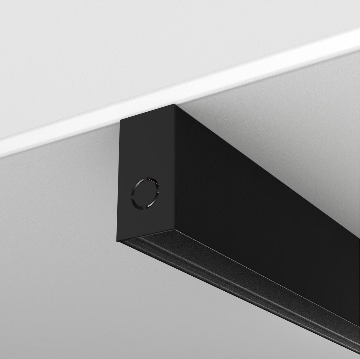 Szynoprzewody natynkowe/podwieszane do oświetlenia szynowego Technical Busbar trunkings Exility IP20 x TRX034-411B | Czarny