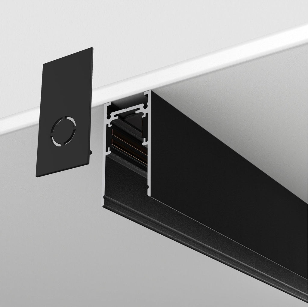 Szynoprzewody natynkowe/podwieszane do oświetlenia szynowego Technical Busbar trunkings Exility IP20 x TRX034-411B | Czarny