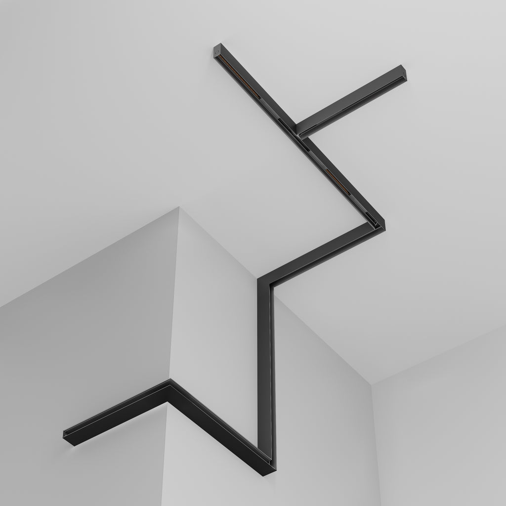 Szynoprzewody natynkowe/podwieszane do oświetlenia szynowego Technical Busbar trunkings Exility IP20 x TRX034-411B | Czarny