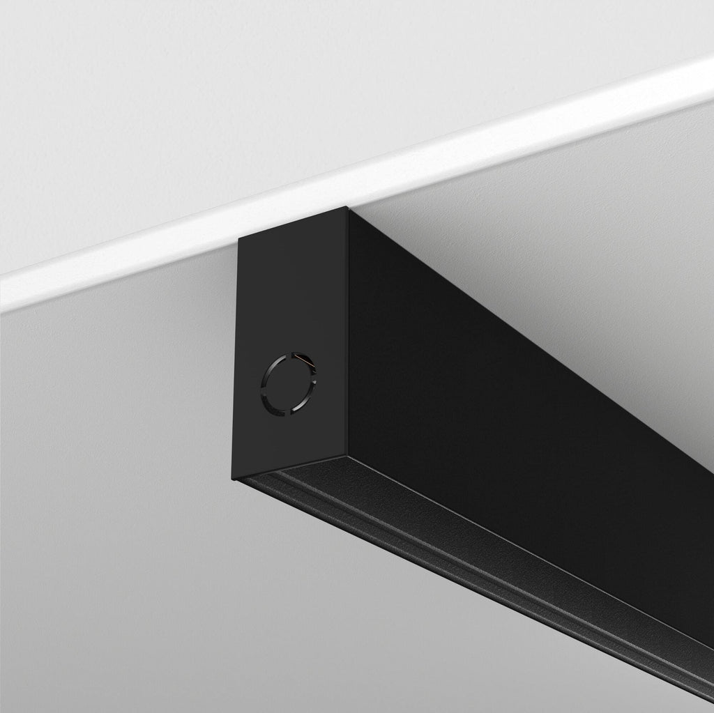 Szynoprzewody natynkowe/podwieszane do oświetlenia szynowego Technical Busbar trunkings Exility IP20 x TRX034-412B | Czarny