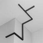 Szynoprzewody natynkowe/podwieszane do oświetlenia szynowego Technical Busbar trunkings Exility IP20 x TRX034-412B | Czarny