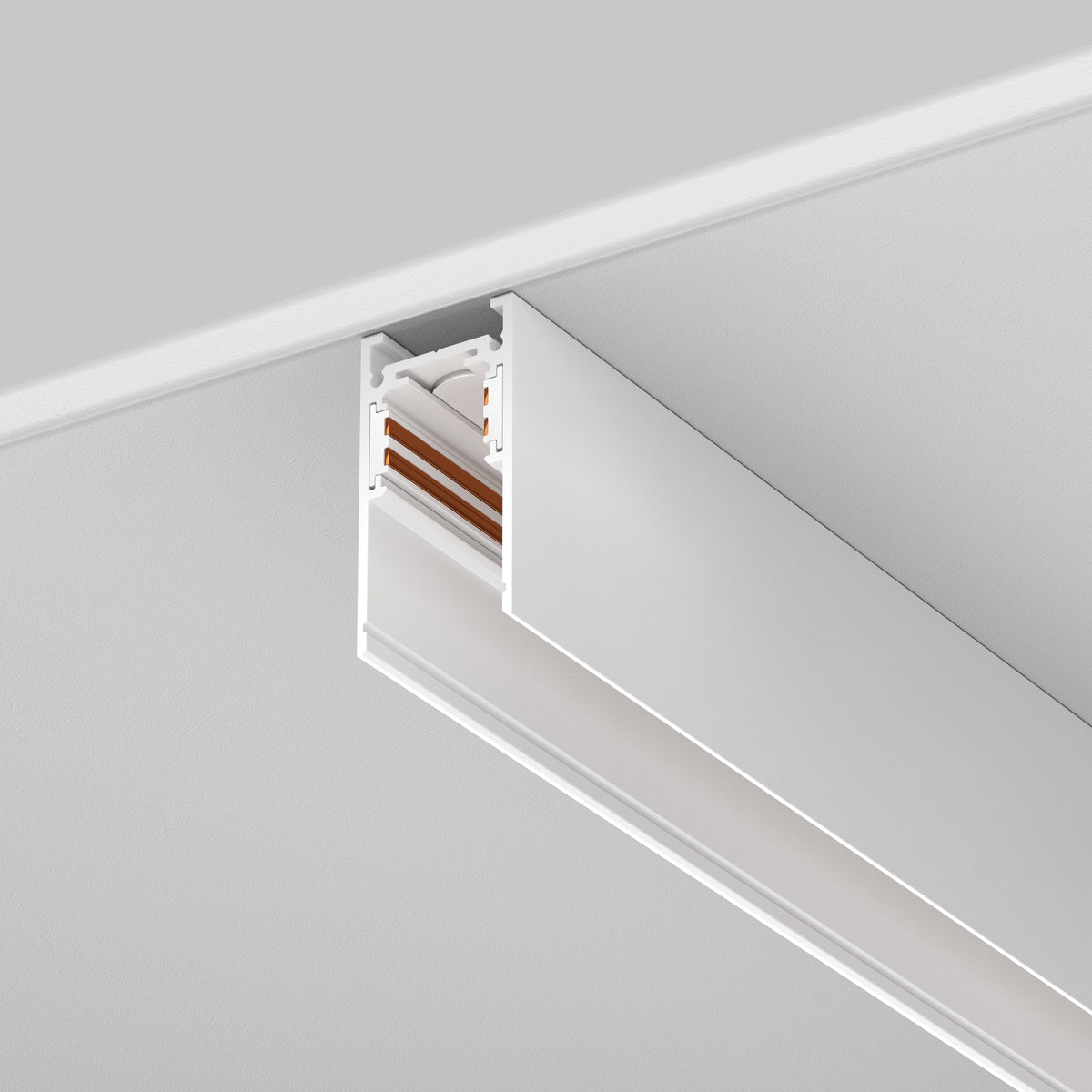 Szynoprzewody natynkowe/podwieszane do oświetlenia szynowego Technical Busbar trunkings Exility IP20 x TRX034-412W | Biały