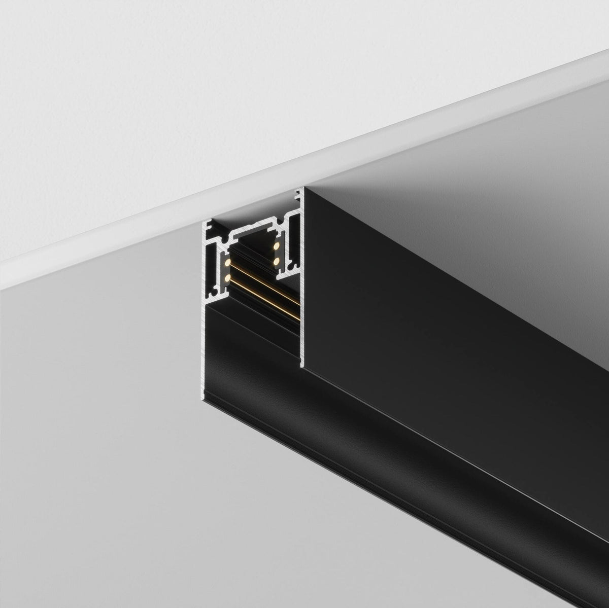 Szynoprzewody natynkowe/podwieszane do oświetlenia szynowego Technical Busbar trunkings S35 IP20 x TRX004-212B | Czarny